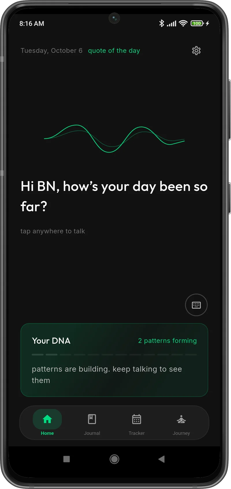 Meraki home screen